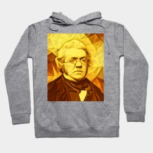 William Makepeace Thackeray Golden Portrait | William Makepeace Thackeray Artwork 11 Hoodie